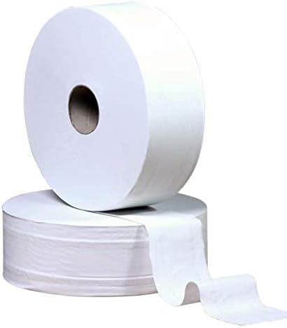 GOMA CAMPS ECOLOGIC+ Maxi Jumbo Papier hygiénique recyclé Ecolabel 2 Plis Blanc - 320 m (1600 formats) Lot de 6